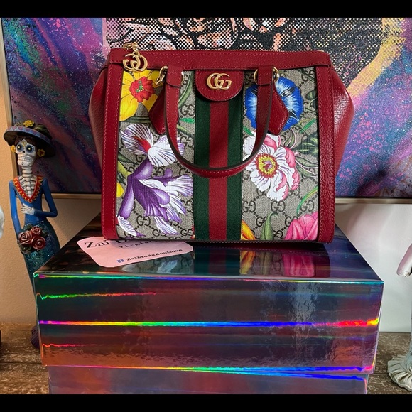 Gucci Ophidia GG Flora Small Tote - Picture 2 of 16